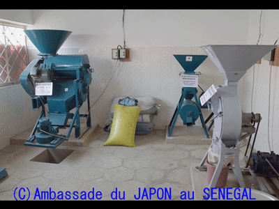 Le centre de formation professionnelle et les équipements financés par le Gouvernement du Japon