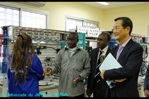 VISITE DE S.E.M L’AMBASSADEUR KITAHARA AU CENTRE DE FORMATION PROFESSIONELLE ET TECHNIQUE SENEGAL/JAPON (CFPT) 