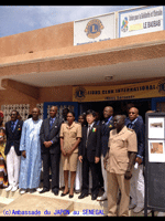 Cérémonie d’inauguration officielle du Projet de Réhabilitation du Dispensaire Ophtalmologique Baobab à Dakar dans le cadre de l'Assistance aux Projets Locaux contribuant à la Sécurité humaine