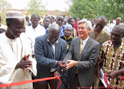 cérémonie d’inauguration du projet d’aménagement du lycée de ndoffane